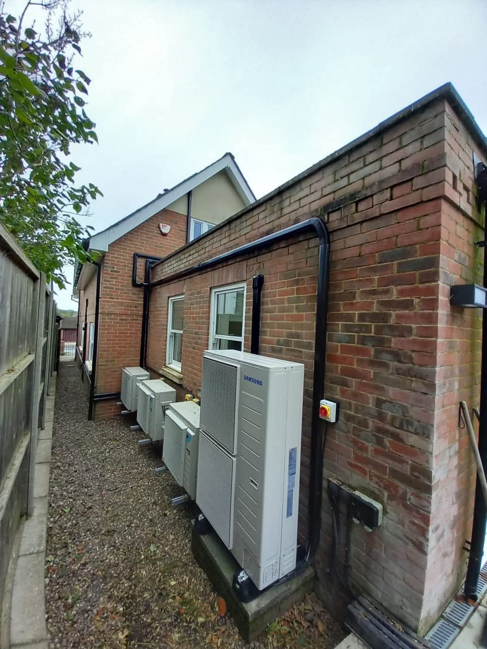 Emergency heat pump repair — expansion valve replacement on site